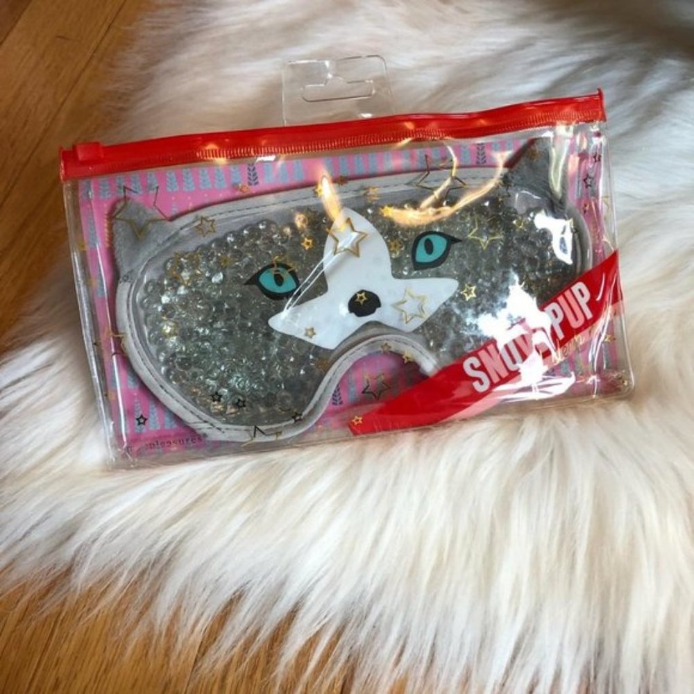 Snow Pup Gel Eye Mask in Pouch
